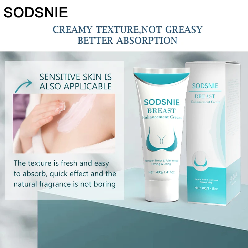 40g Sodsnie Breast Enlargement Cream Chest Sexy Breast Firming